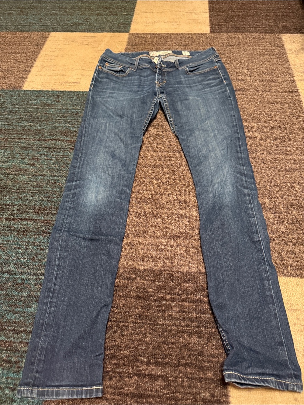 BKE Women's Medium Blue Skinny Jeans